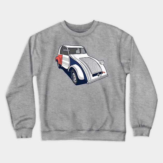 French Vintage Car Crewneck Sweatshirt by The Urban Attire Co. ⭐⭐⭐⭐⭐